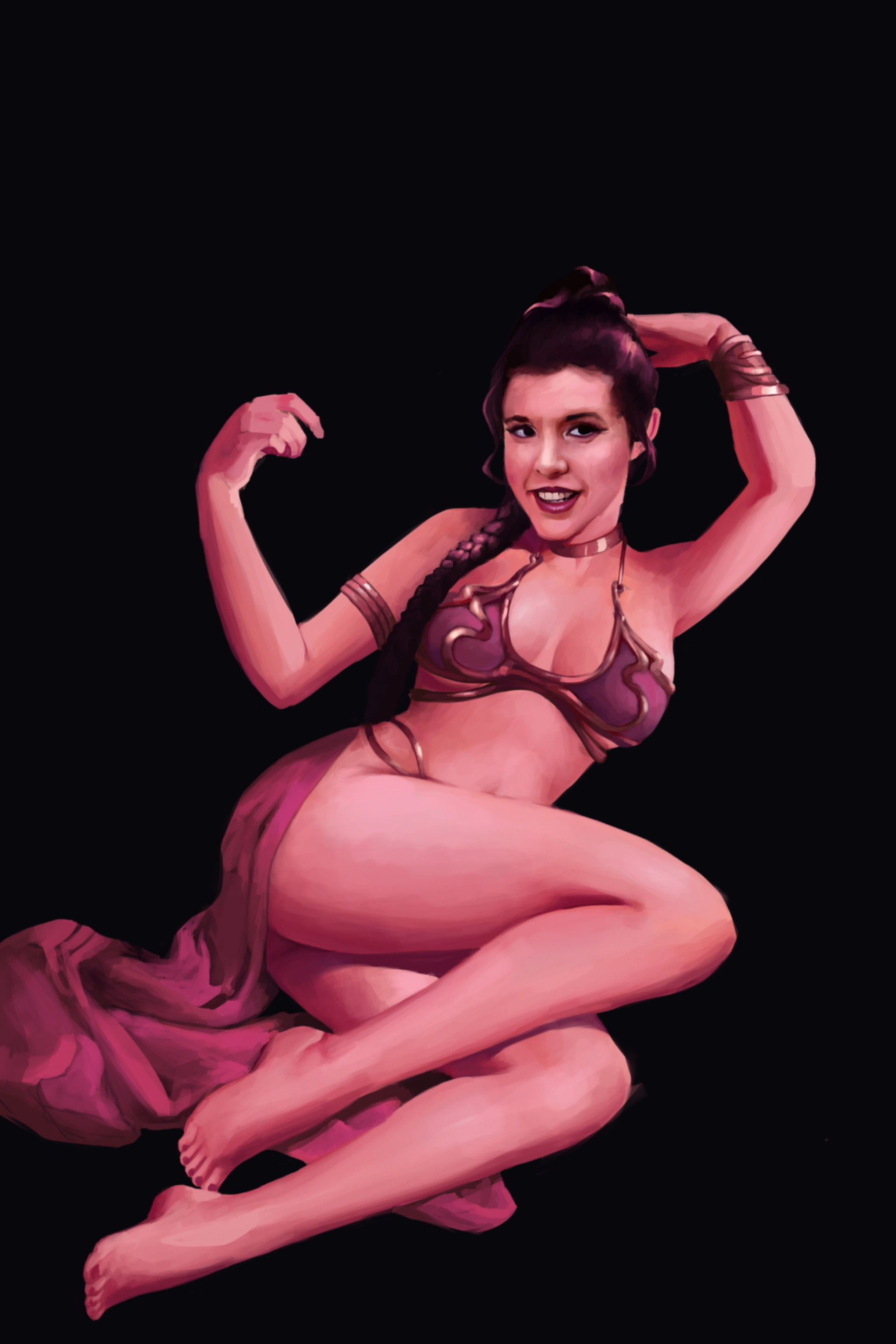 Princess Leia Organa (Return Of The Jedi) Rule 34 Image