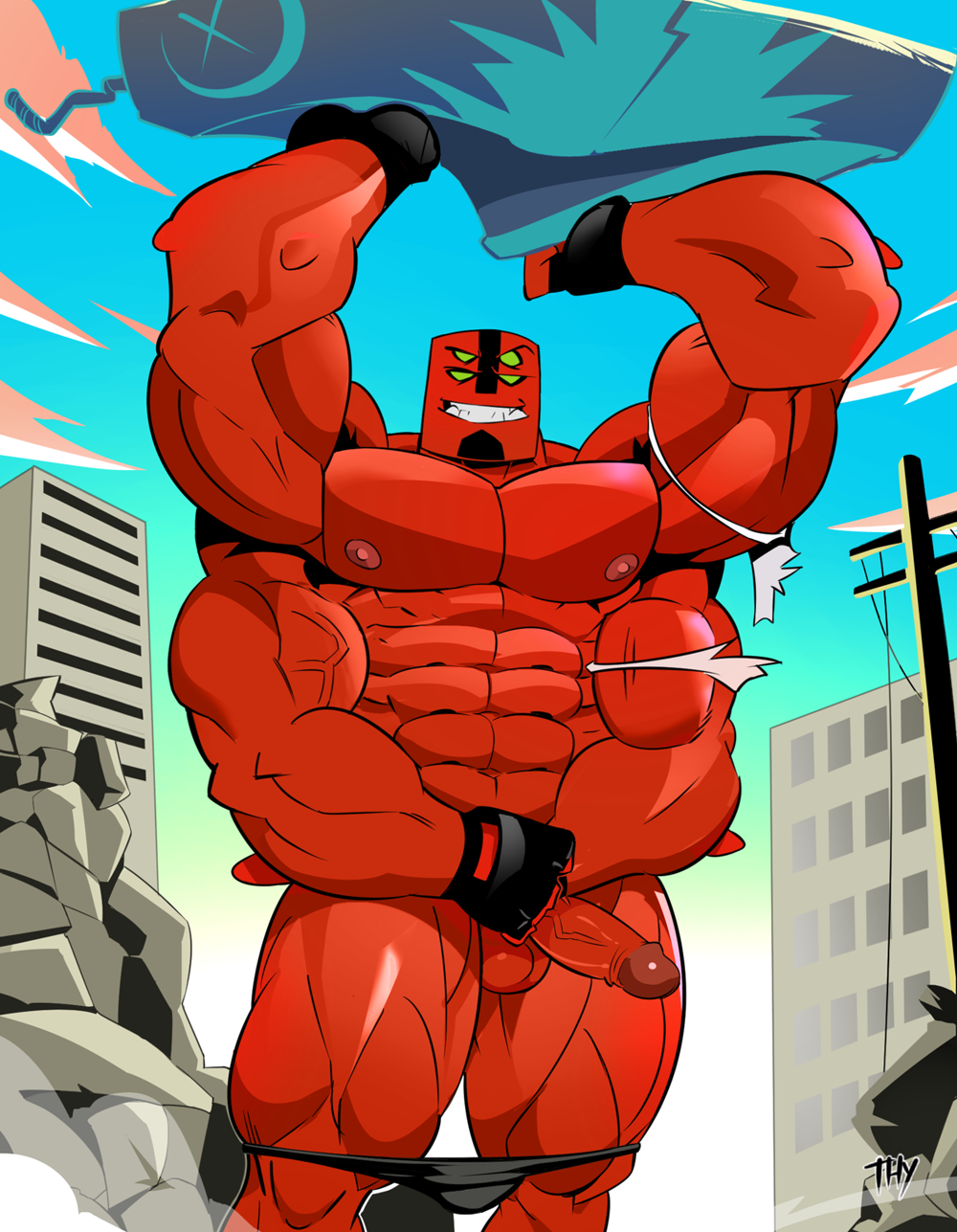 Fourarms (Ben 10) Rule 34 Image