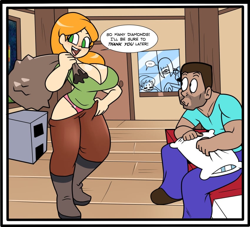 Alex (Minecraft) Rule 34 Image