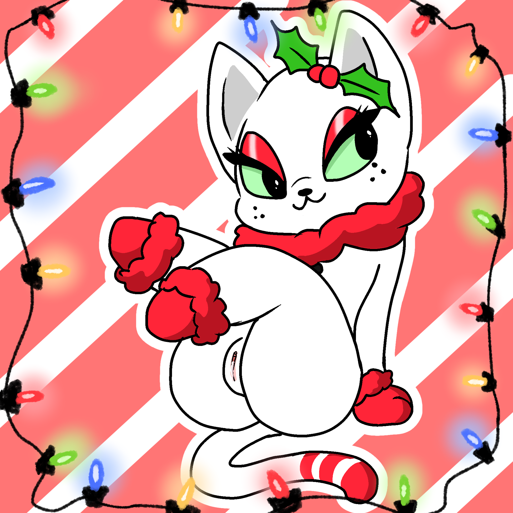 Junipurr (Christmas) Rule 34 Image
