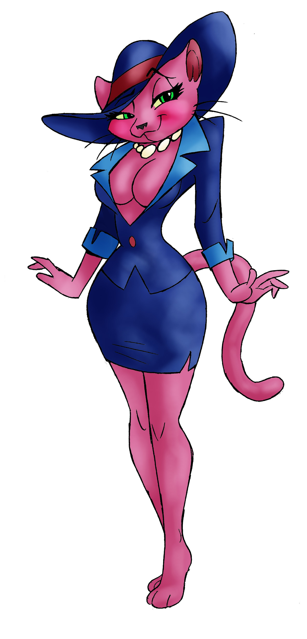 Miss Pink Cat (Noddy) Rule 34 Image