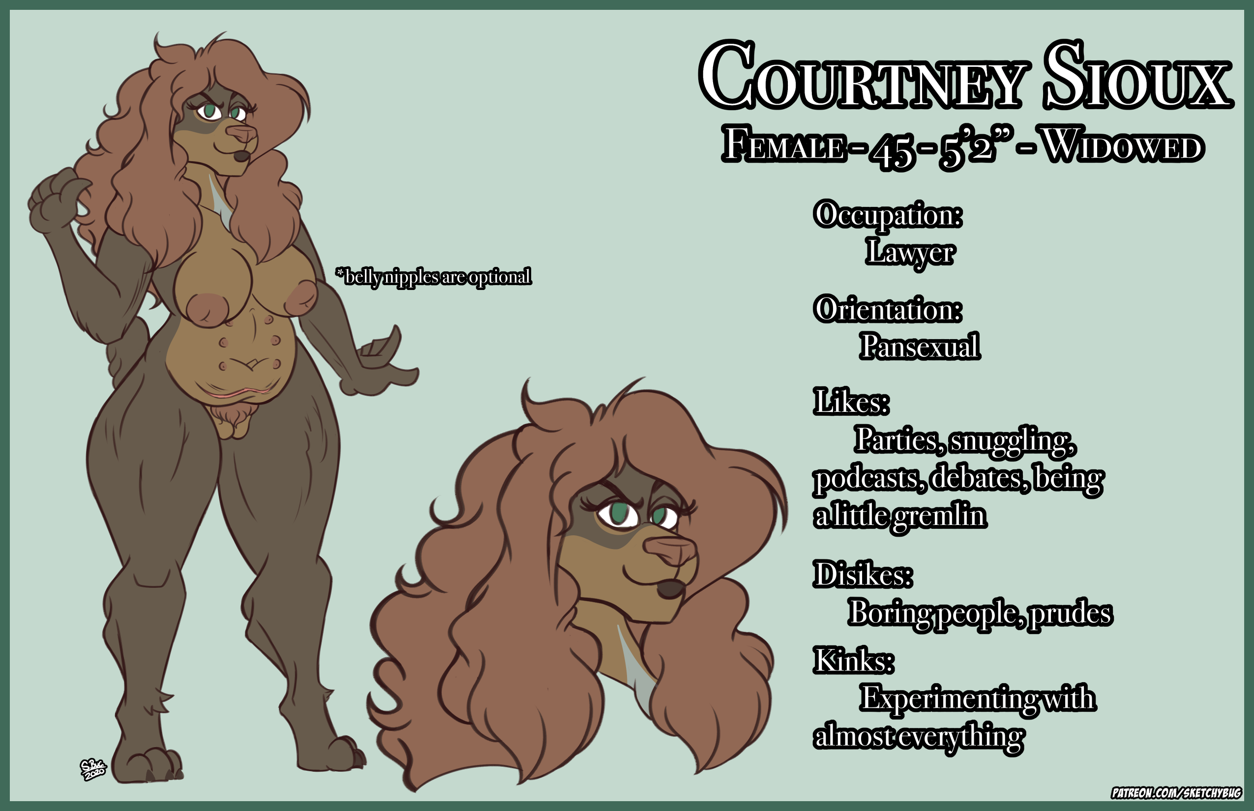 Courtney Sioux (Sketchybug) Rule 34 Image