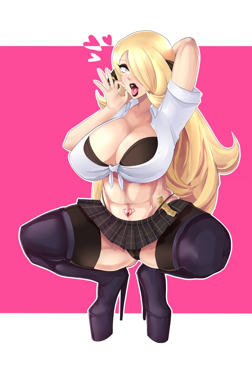 Cynthia (Pokemon) Rule 34 Image