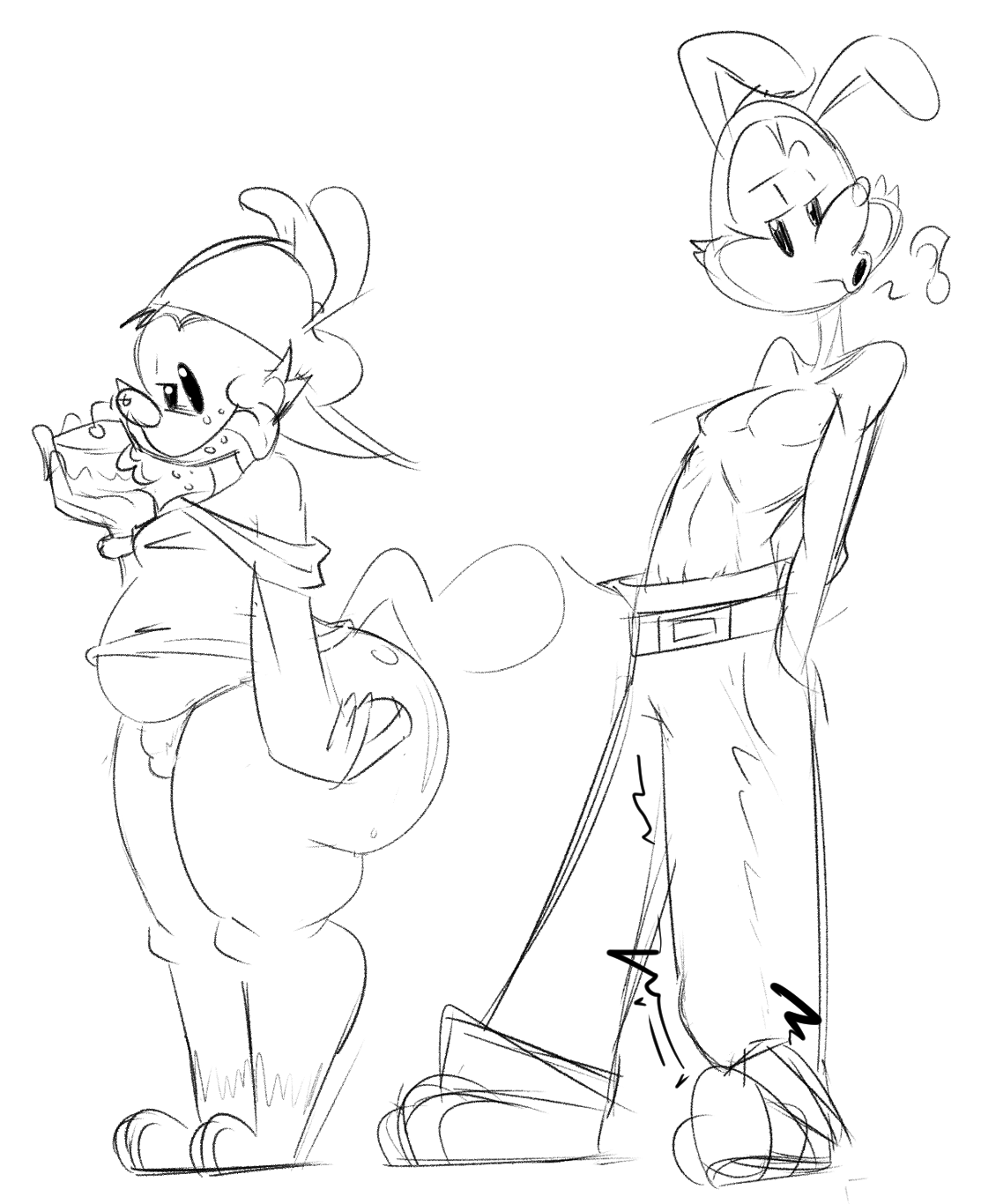 Wakko Warner (Animaniacs) Rule 34 Image