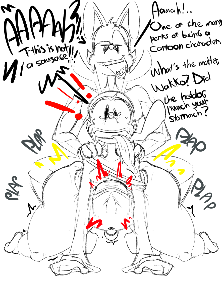Wakko Warner (Animaniacs) Rule 34 Image