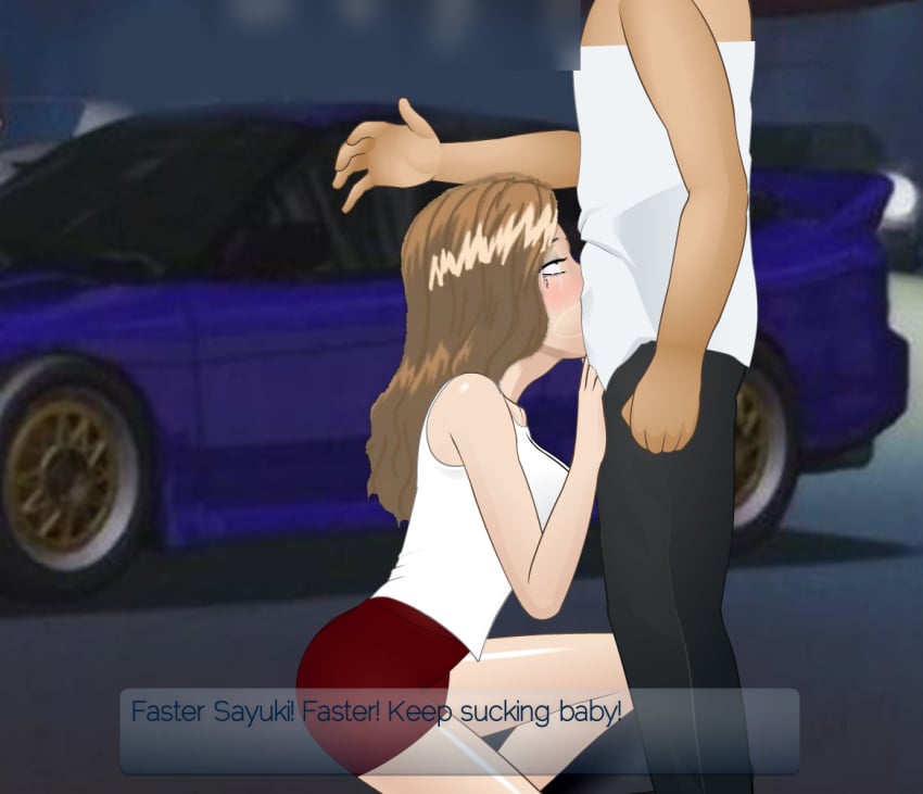 Sayuki (Initial D) Rule 34 Image