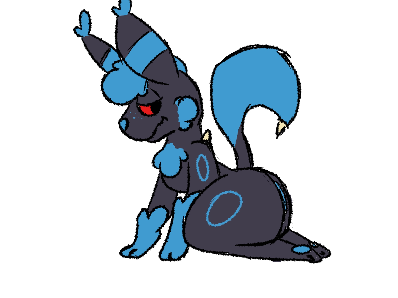 Eeveelution (Midnight Umbreon) Rule 34 Image