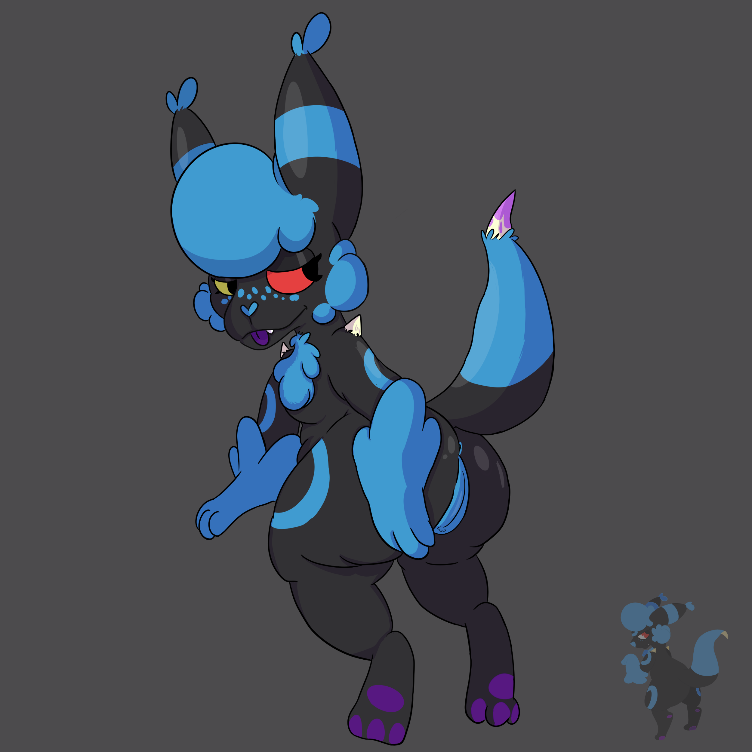 Eeveelution (Midnight Umbreon) Rule 34 Image