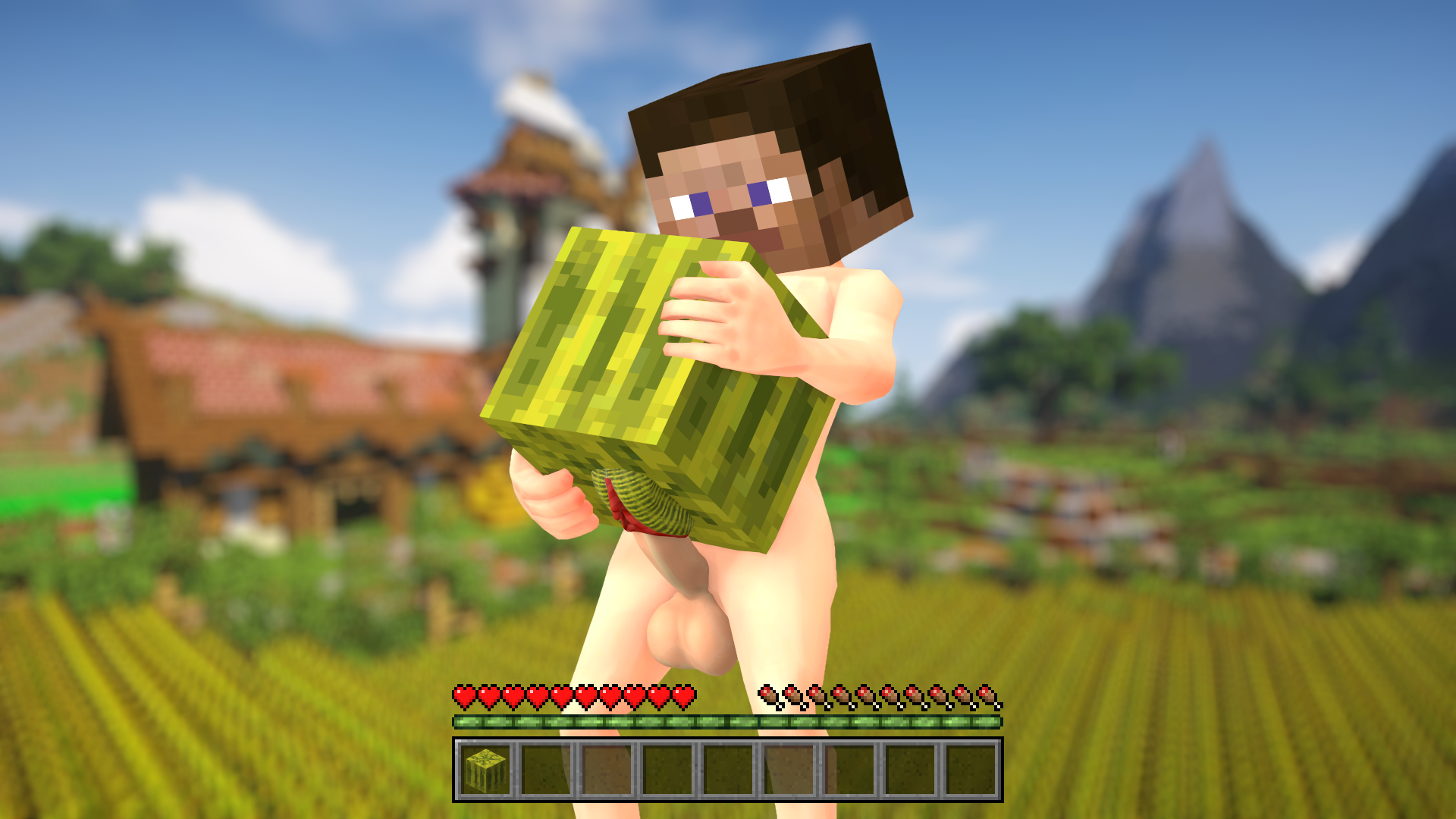 Steve (Minecraft) Rule 34 Image