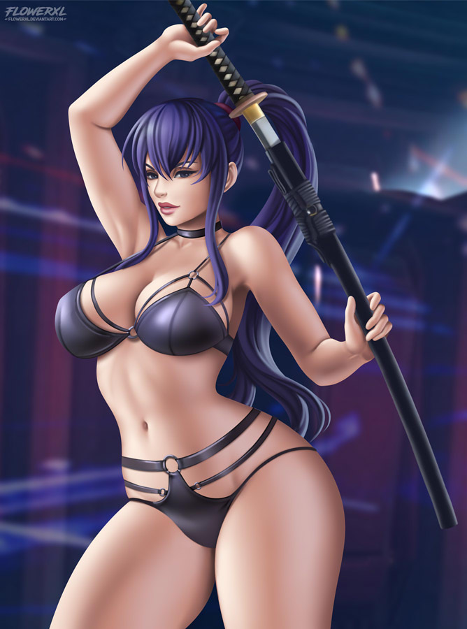 Saeko Busujima (Highschool Of The Dead) Rule 34 Image