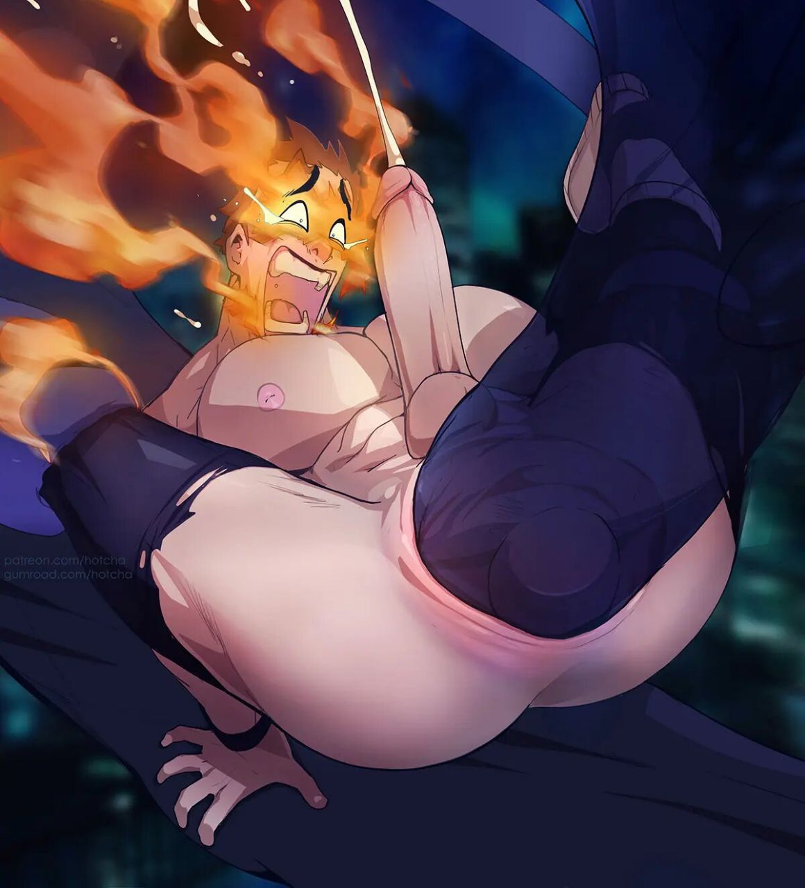 Endeavor (My Hero Academia) Rule 34 Image
