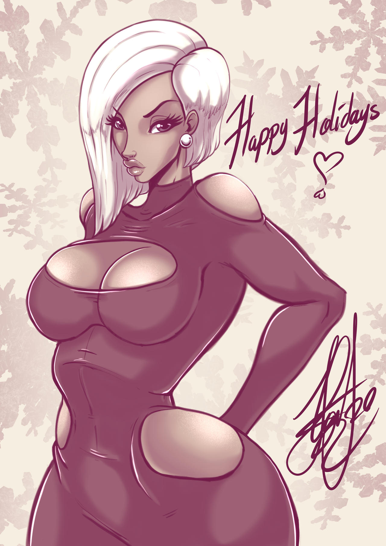 Adrena Lynn (Christmas) Rule 34 Image