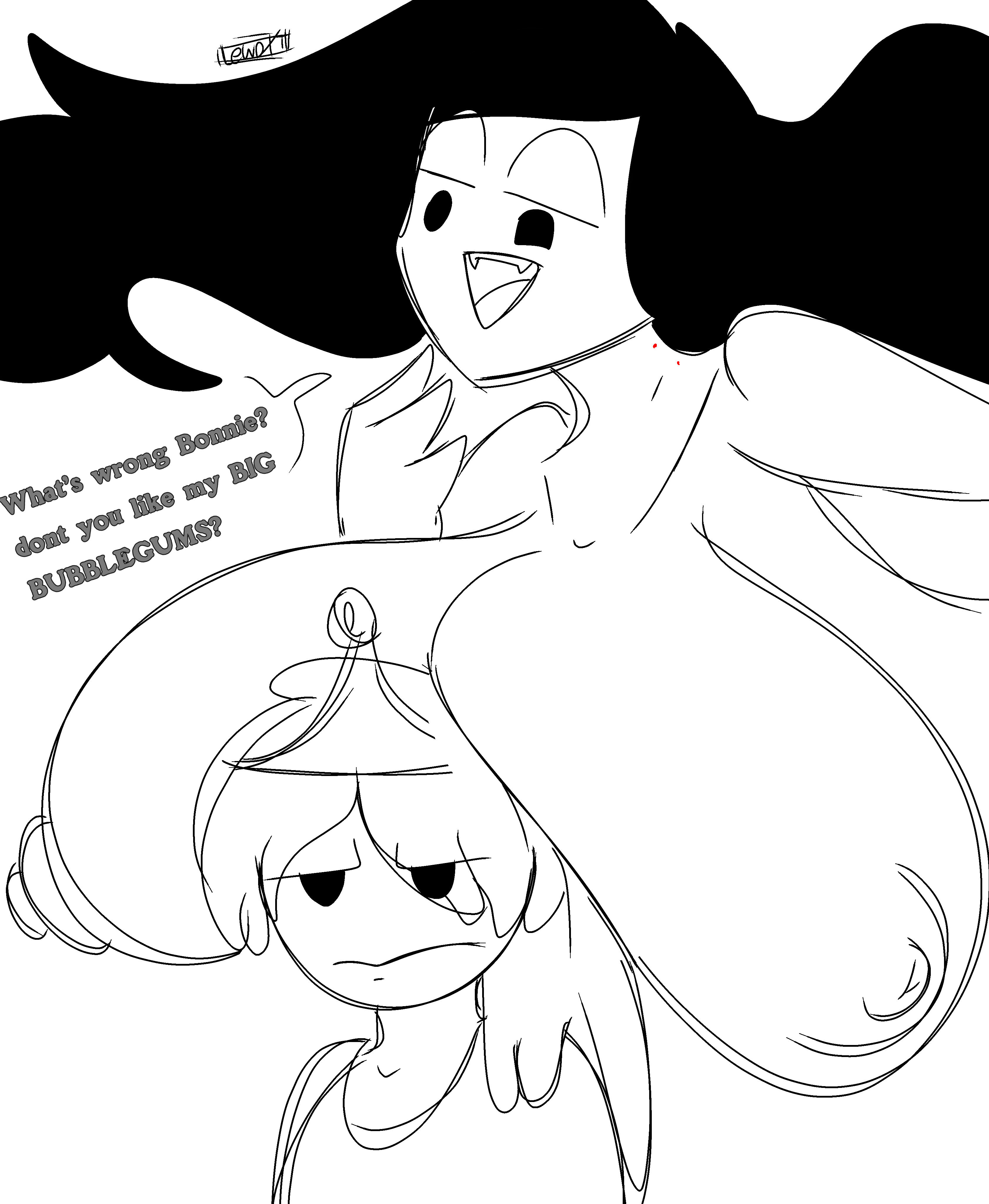 Bonnibel Bubblegum (Adventure Time) Rule 34 Image