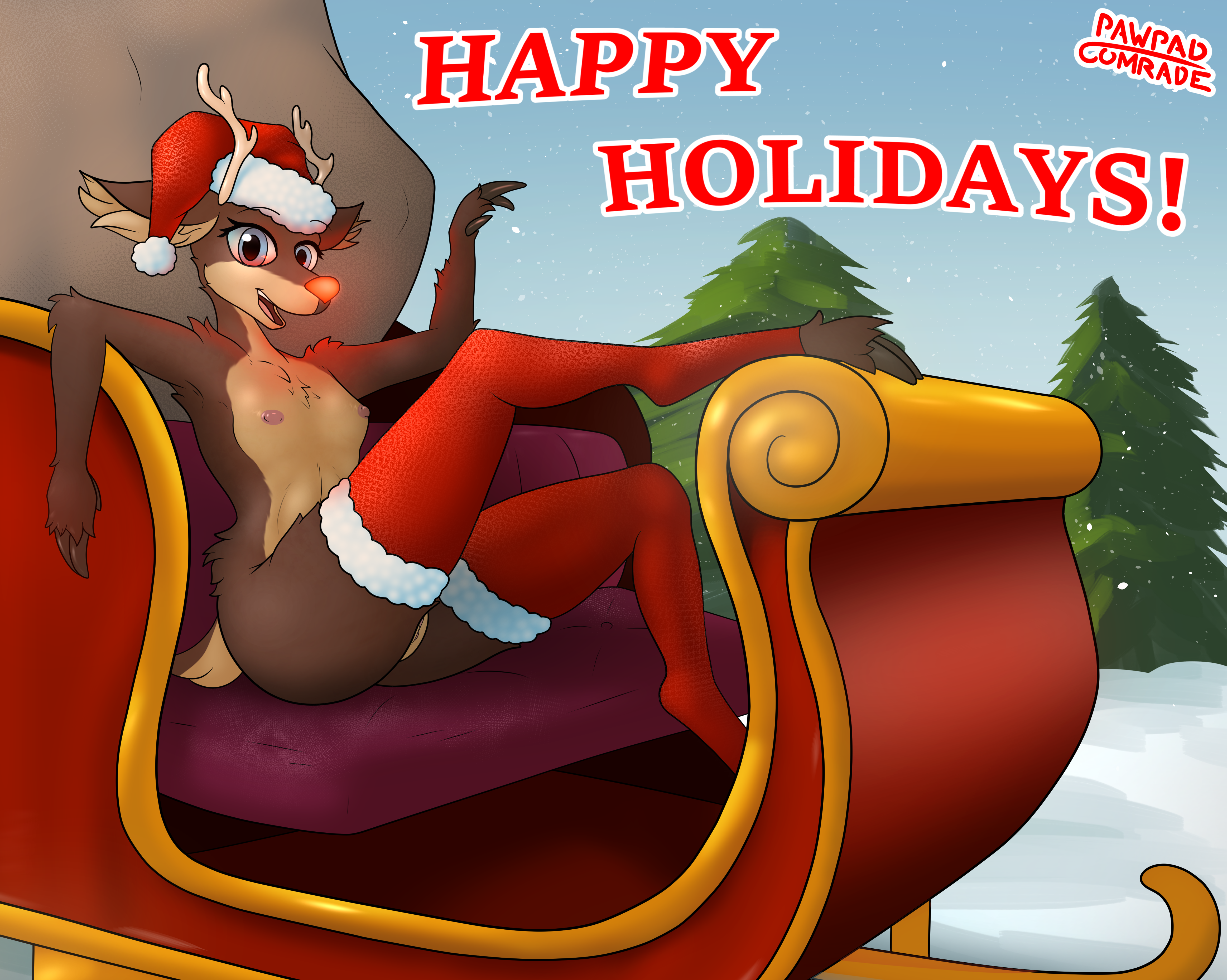 Rudolph The Red Nosed Reindeer (Christmas) Rule 34 Image