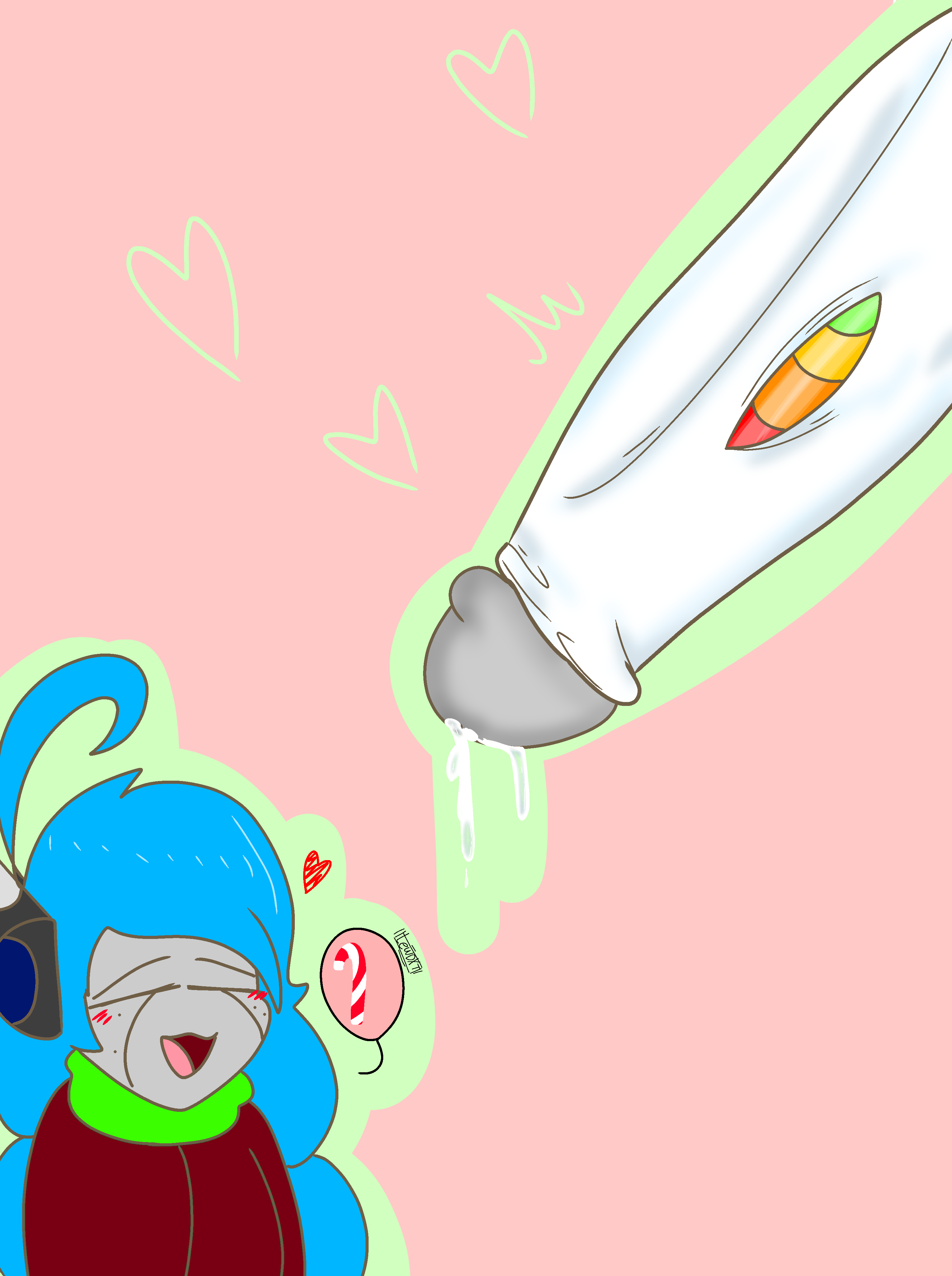 Original Character (Christmas) Rule 34 Image
