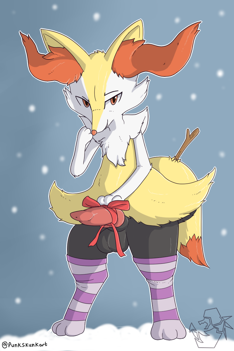 Braixen (Christmas) Rule 34 Image