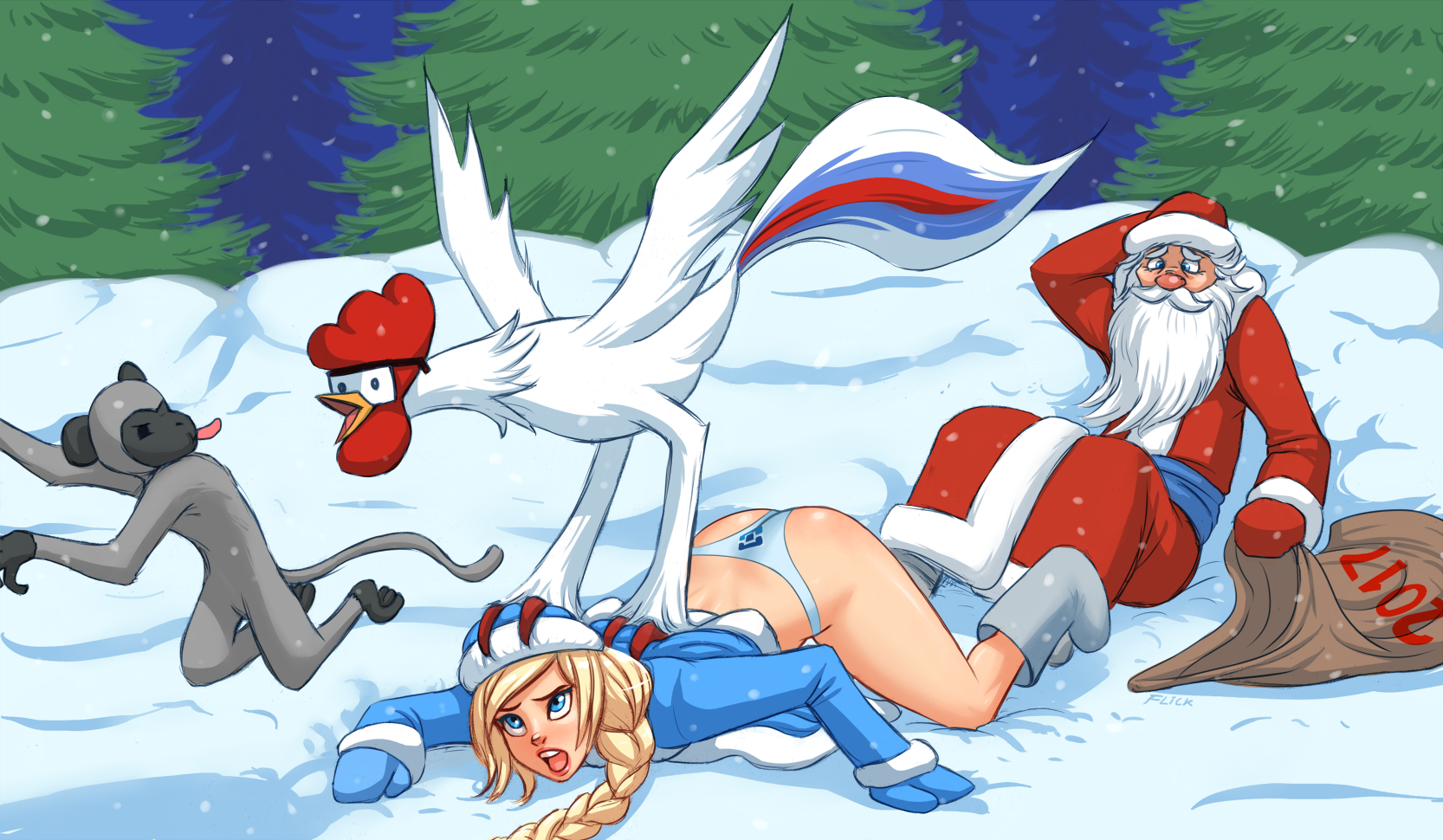 Santa (Christmas) Rule 34 Image