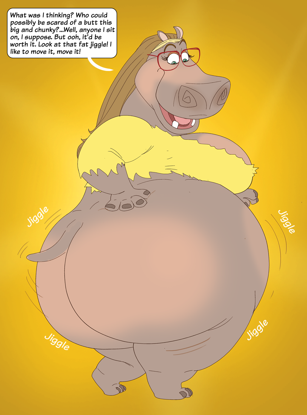 Gloria The Hippopotamus (Big Hero 6) Rule 34 Image
