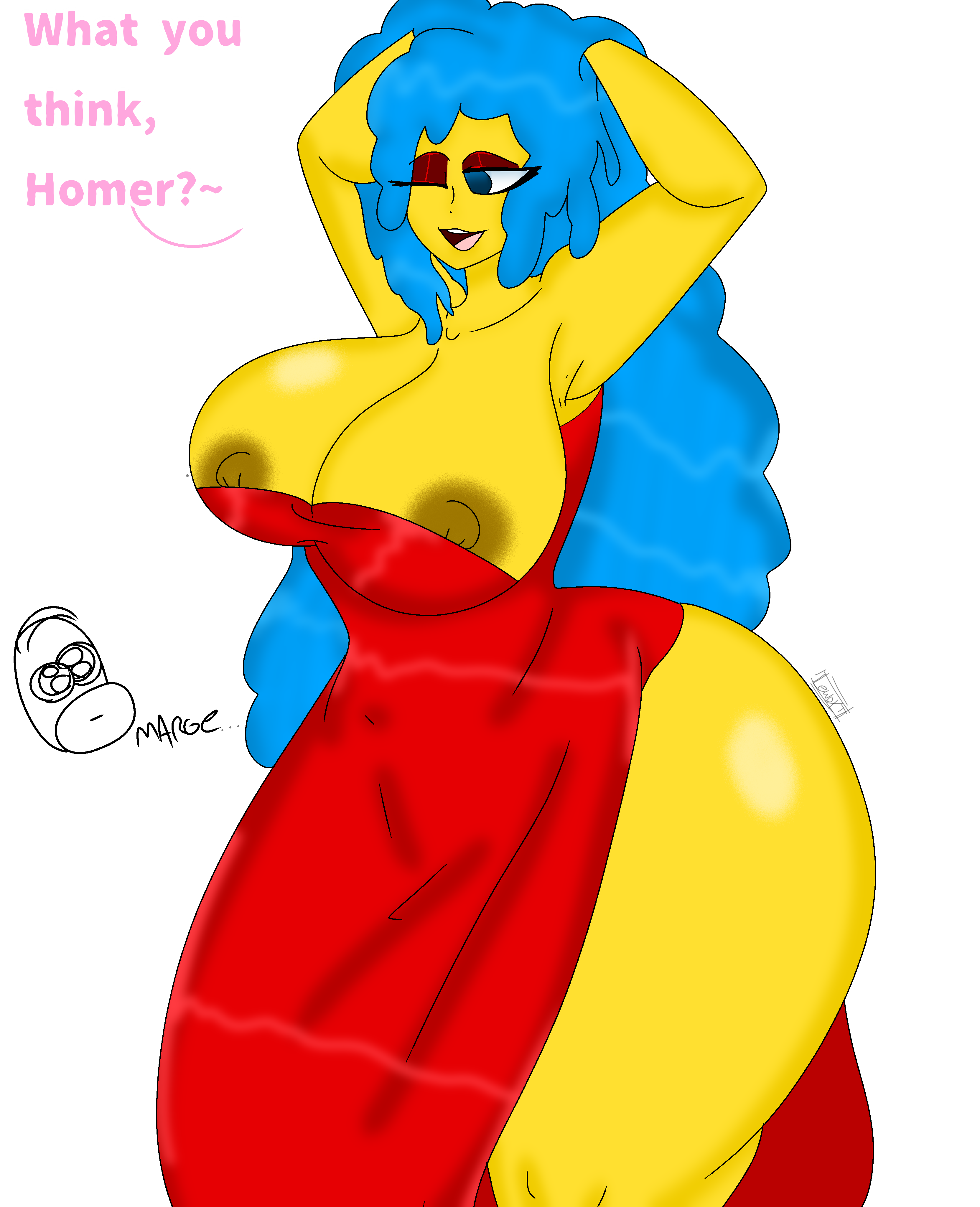 Homer Simpson (The Simpsons) Rule 34 Image