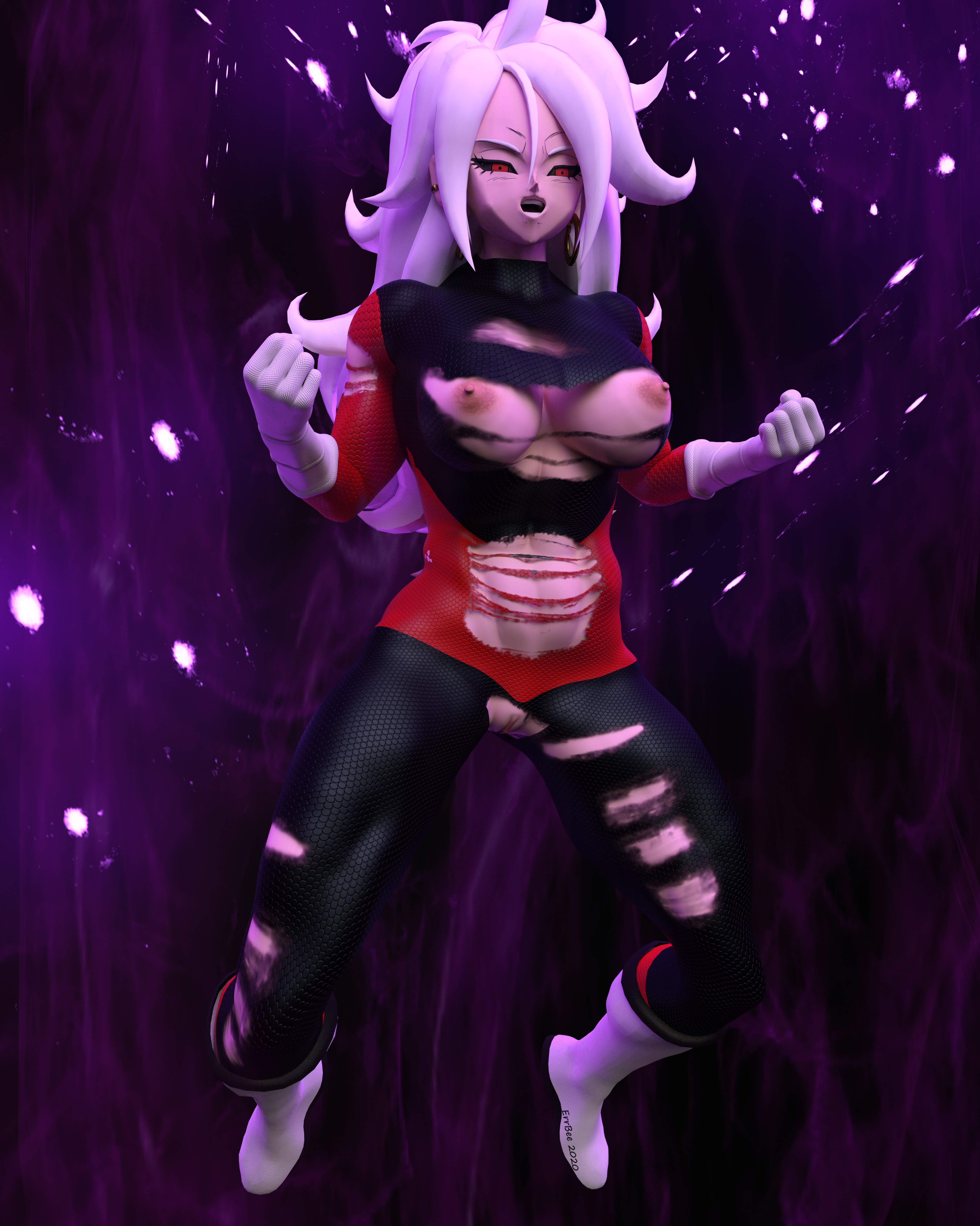 Android 21 (Dragon Ball) Rule 34 Image