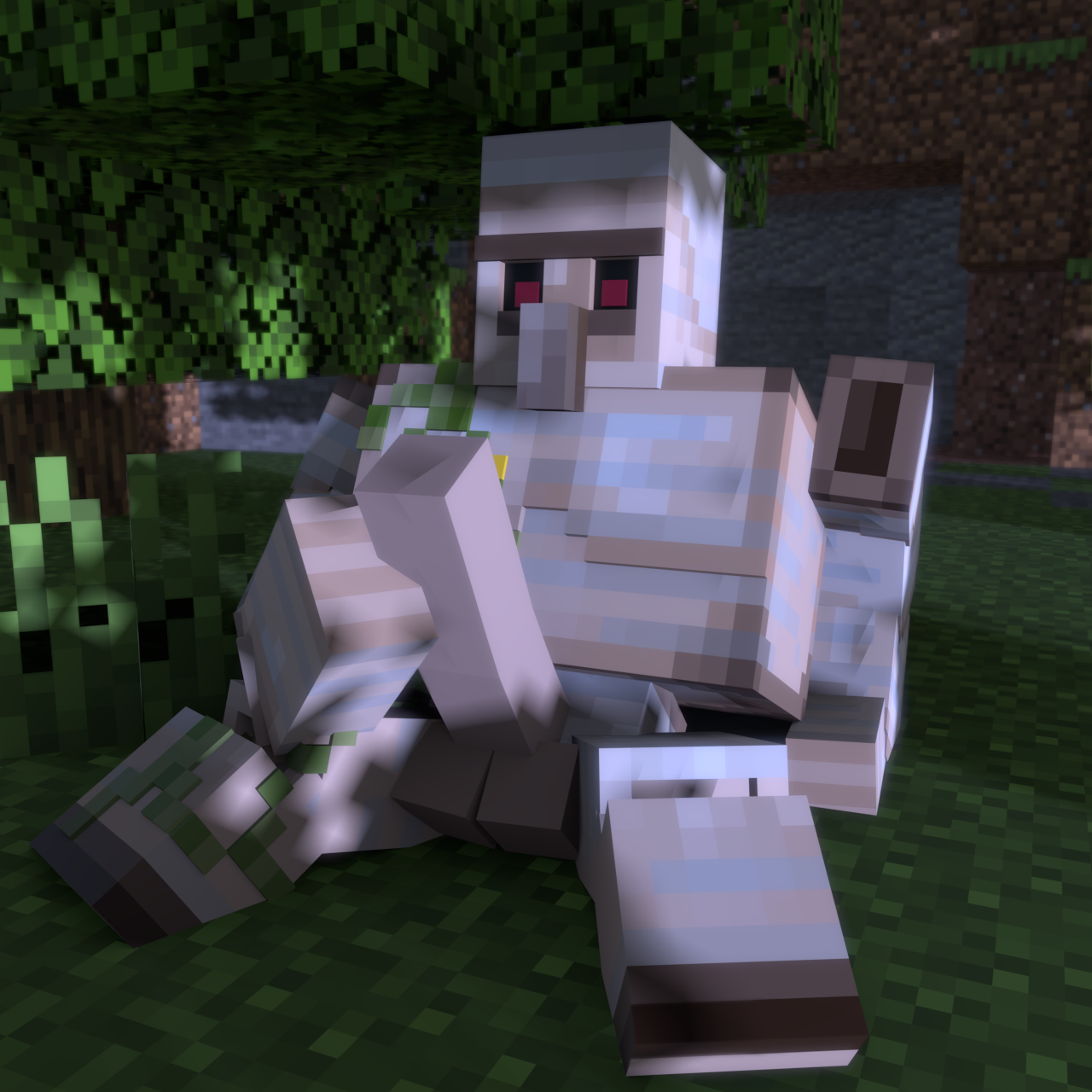 Iron Golem (Minecraft) Rule 34 Image