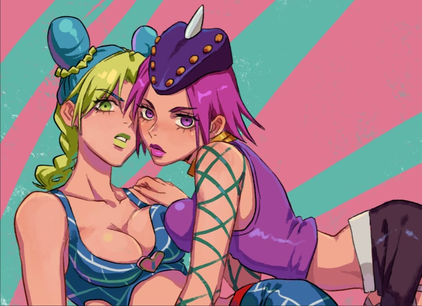 Female Anasui (Jojo'S Bizarre Adventure) Rule 34 Image