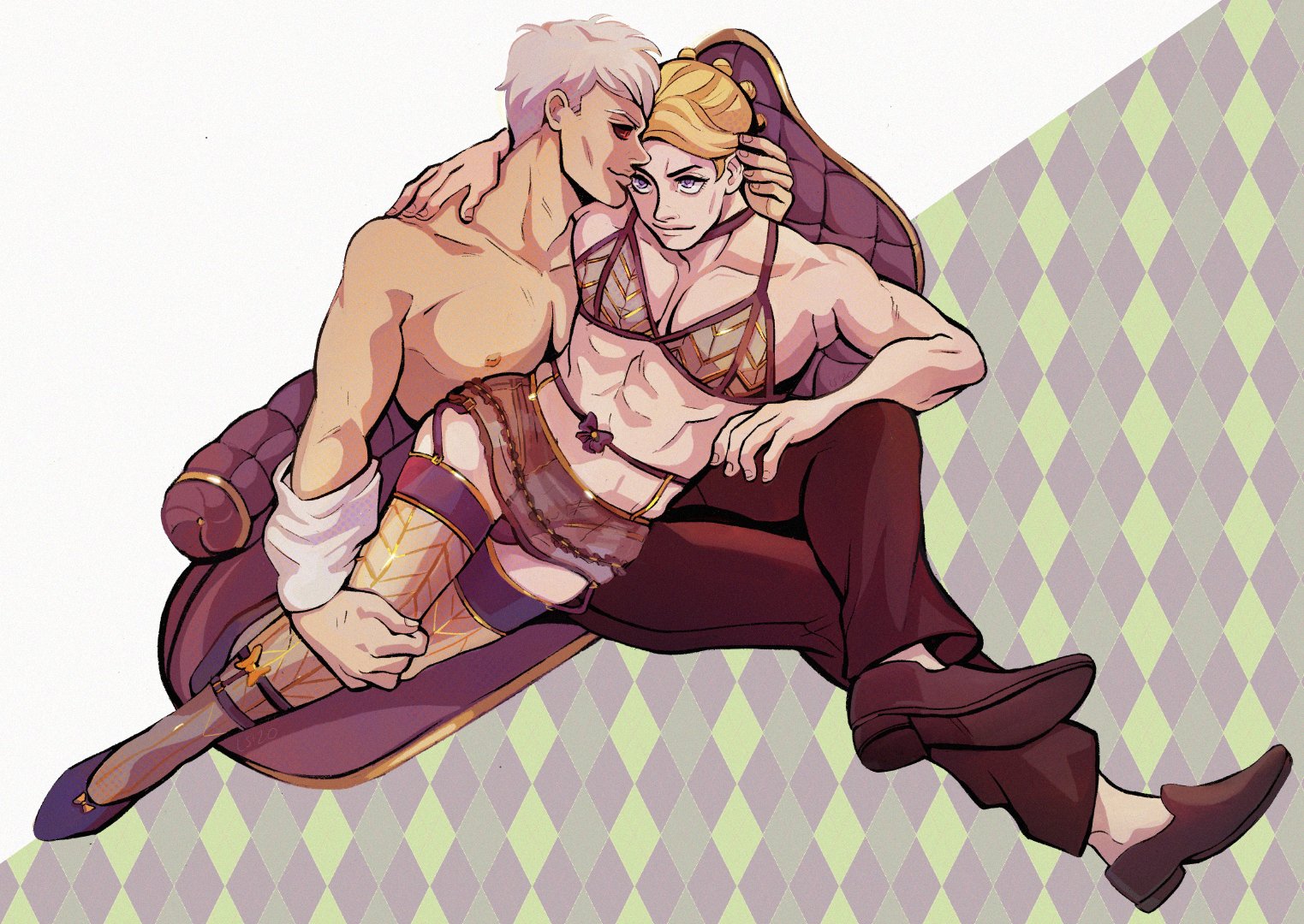 Prosciutto (Jojo'S Bizarre Adventure) Rule 34 Image