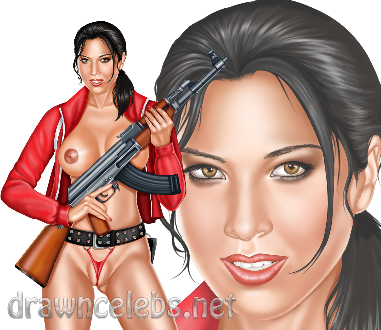 Olivia Munn (Left 4 Dead) Rule 34 Image