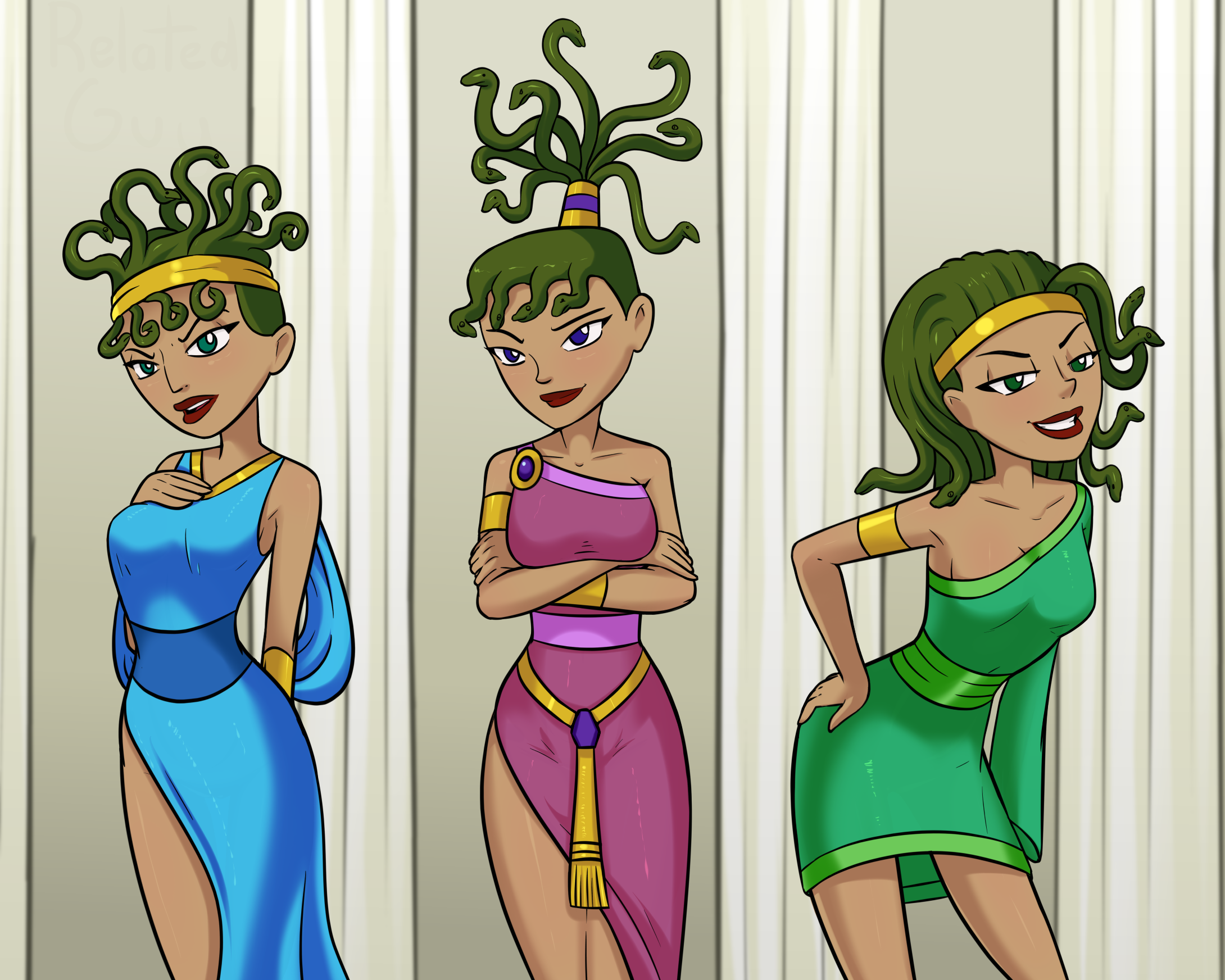 Euryale (American Dragon: Jake Long) Rule 34 Image