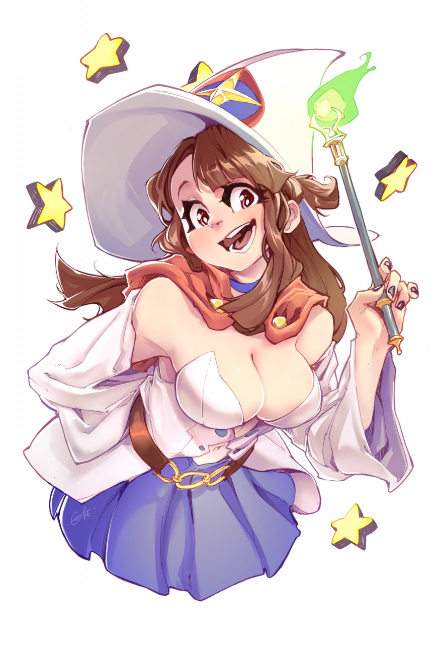 Kagari Atsuko (Little Witch Academia) Rule 34 Image
