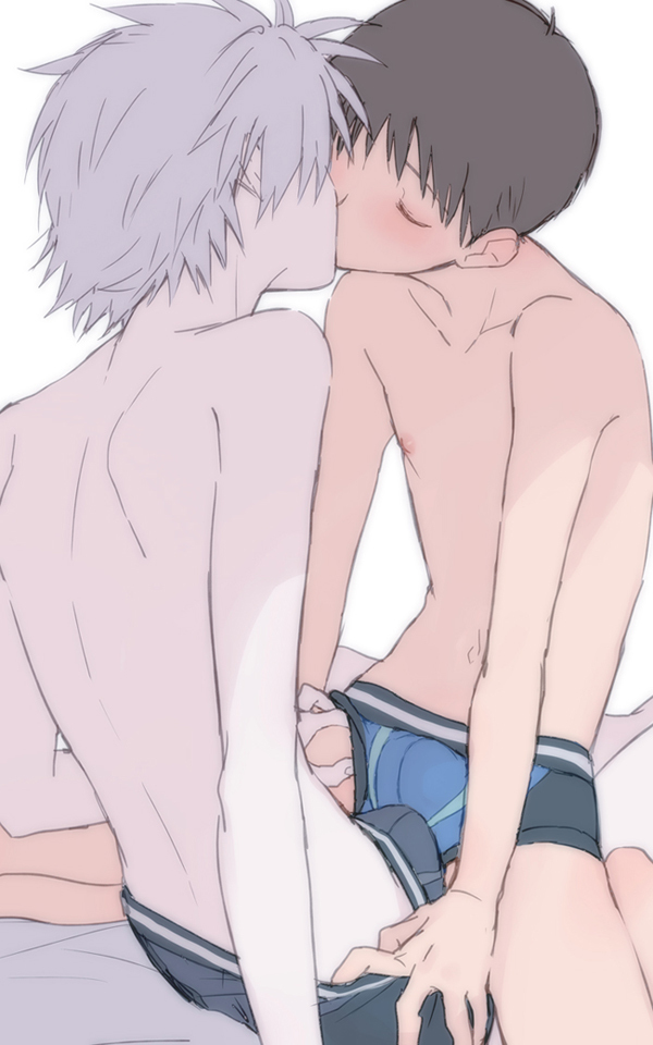 Kaworu Nagisa (Neon Genesis Evangelion) Rule 34 Image