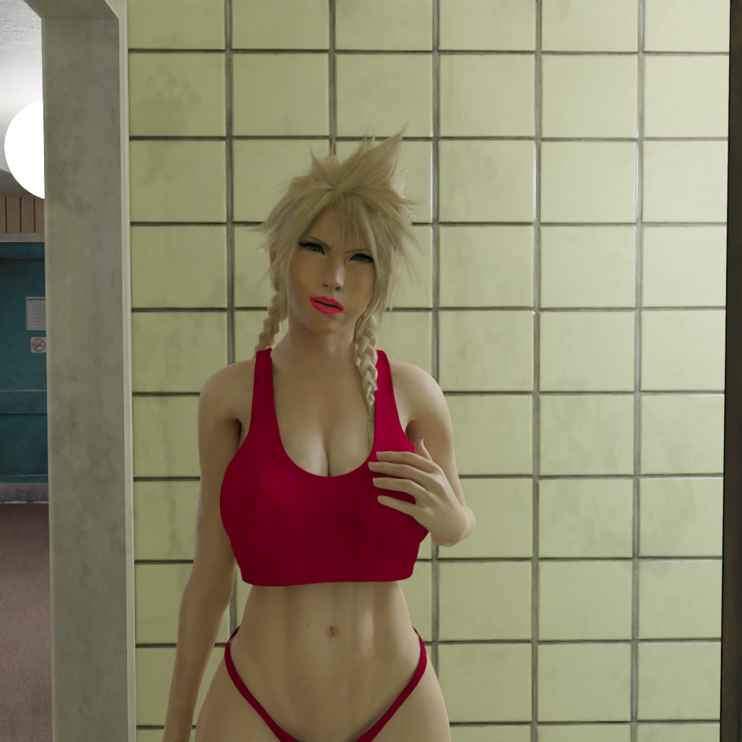 Cloud Strife (Final Fantasy) Rule 34 Image