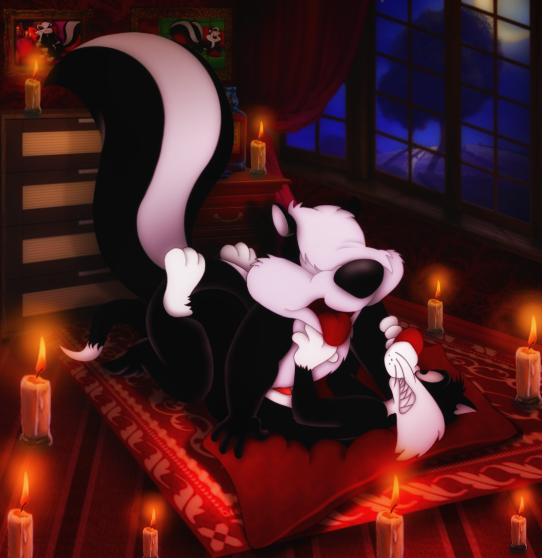 Pitu Le Pew (Looney Tunes) Rule 34 Image