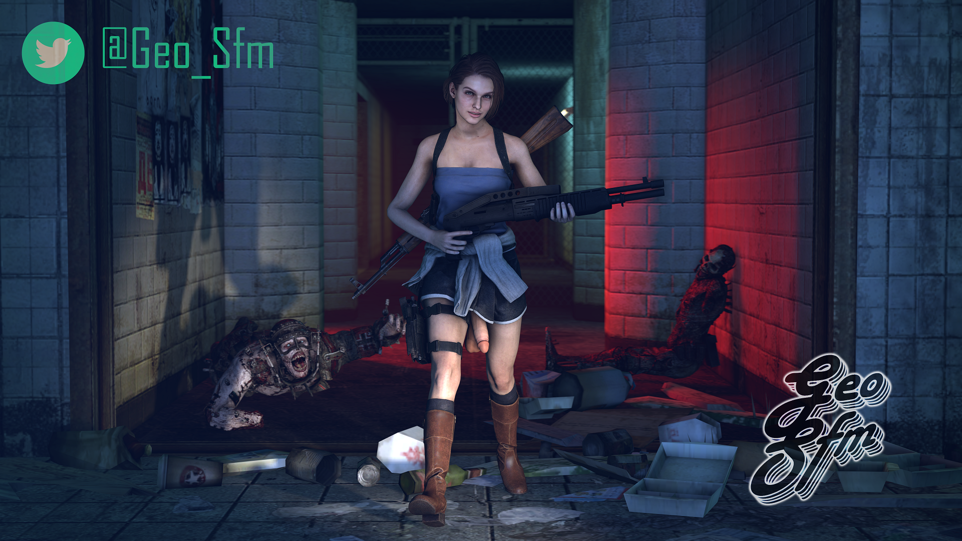 Jill Valentine (Capcom) Rule 34 Image