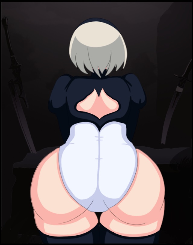 Yorha 2b (Nier) Rule 34 Image