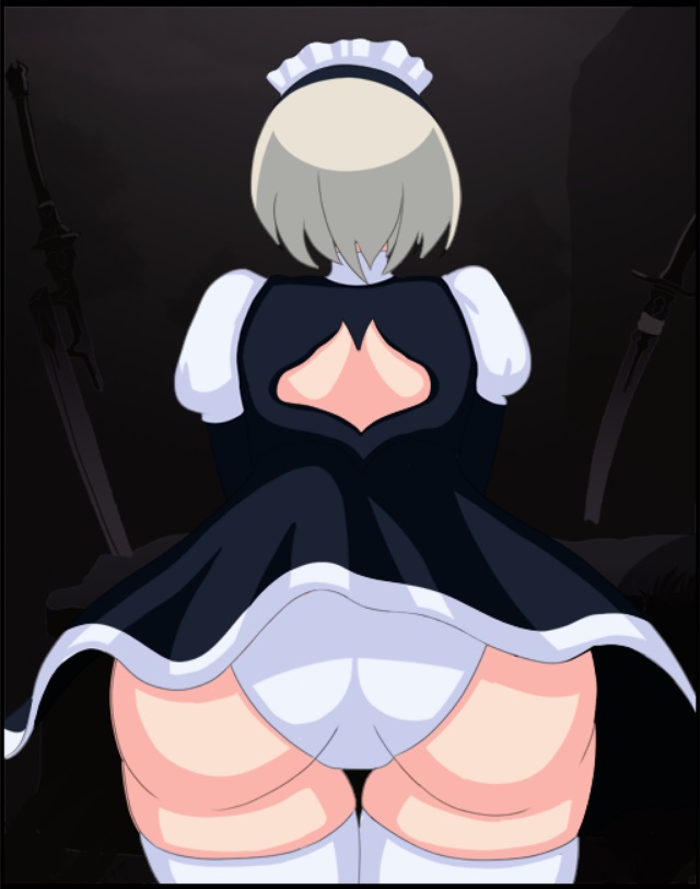 Yorha 2b (Nier) Rule 34 Image