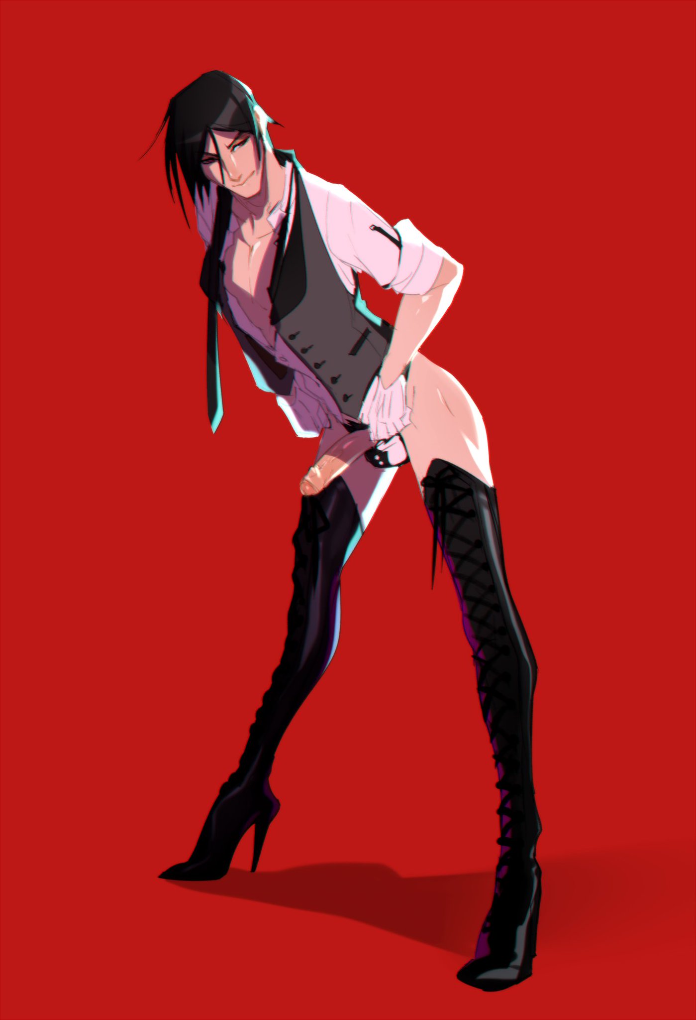 Sebastian Michaelis (Black Butler) Rule 34 Image
