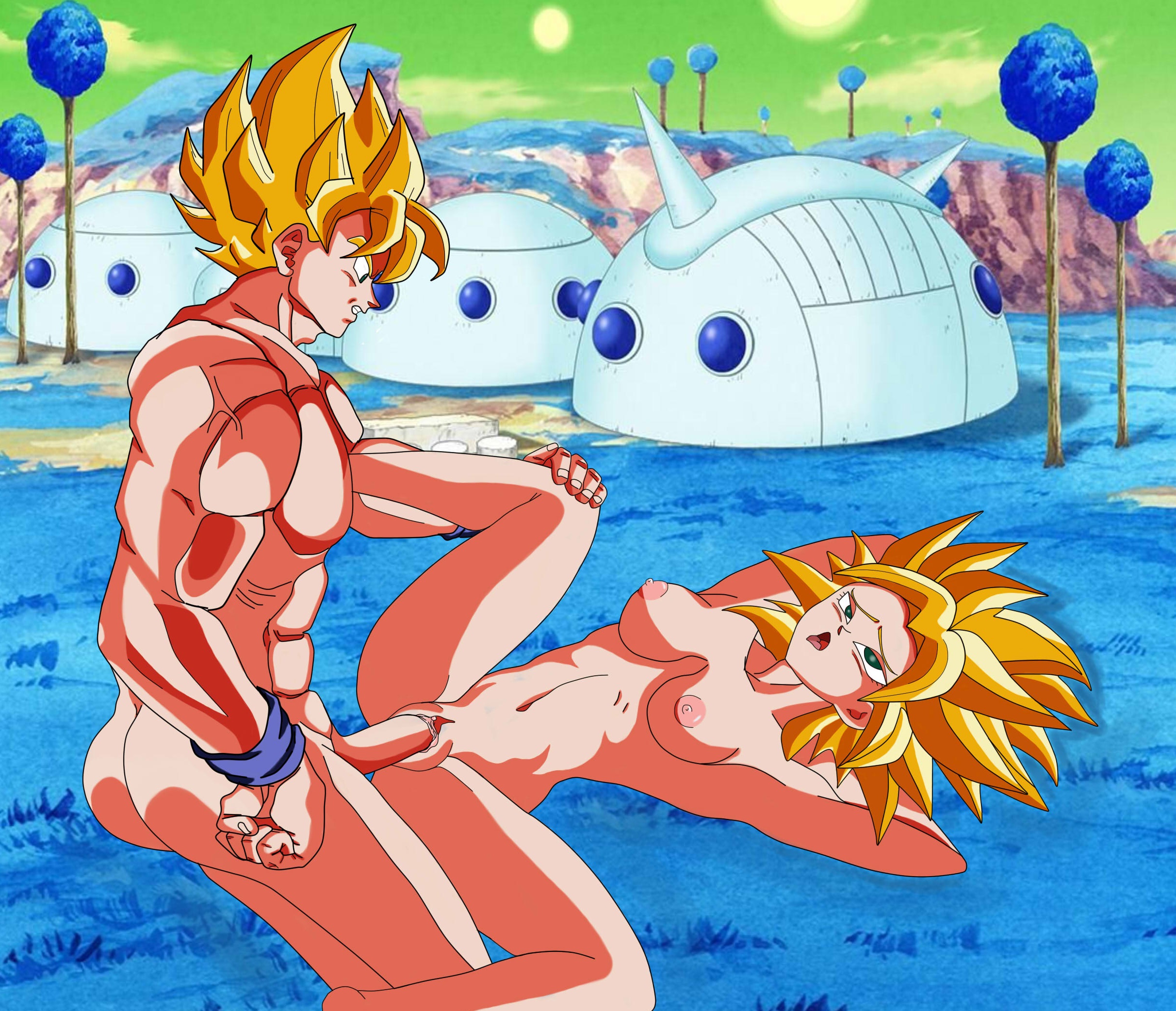 Caulifla (Dragon Ball) Rule 34 Image