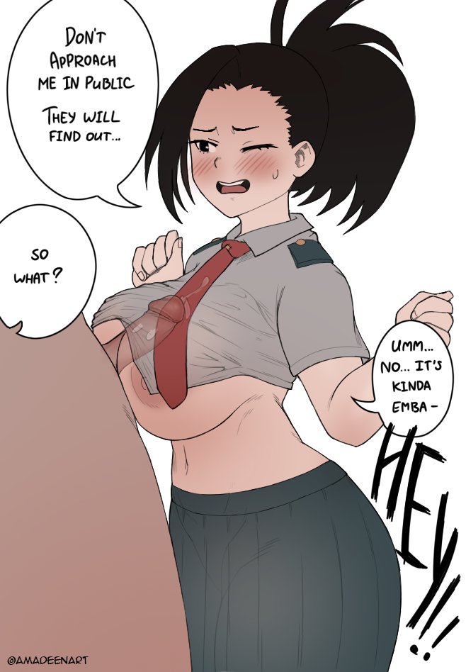 Momo Yaoyorozu (My Hero Academia) Rule 34 Image
