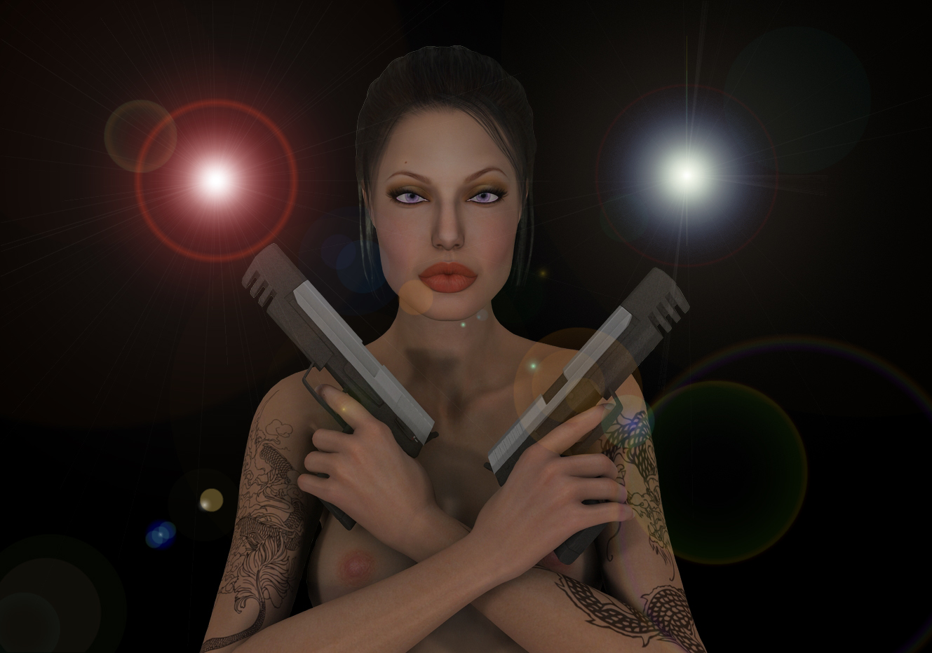 Angelina Jolie (Tomb Raider) Rule 34 Image