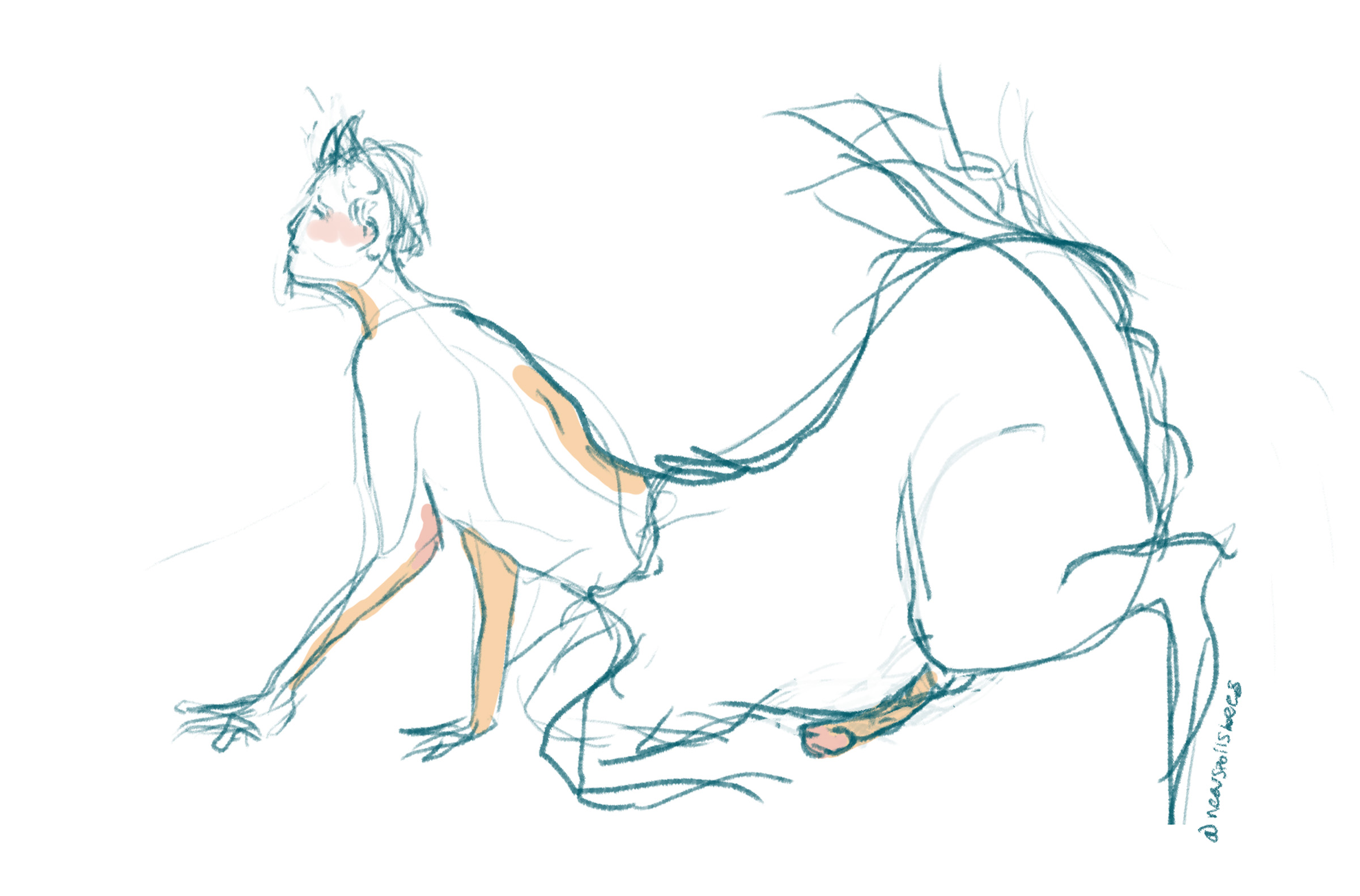 Bent Legs Rule 34 Image