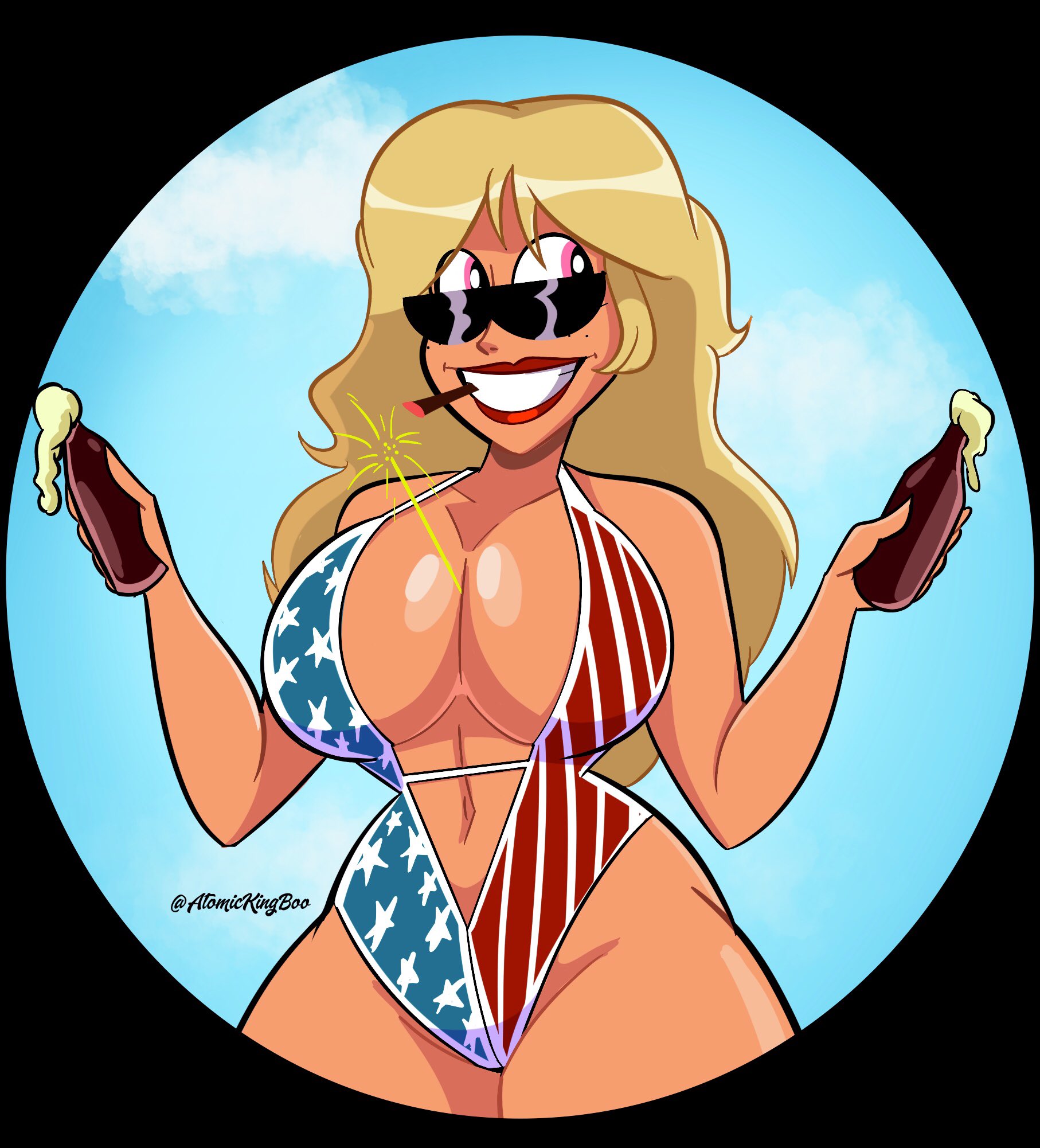 Original Character (4th Of July) Rule 34 Image
