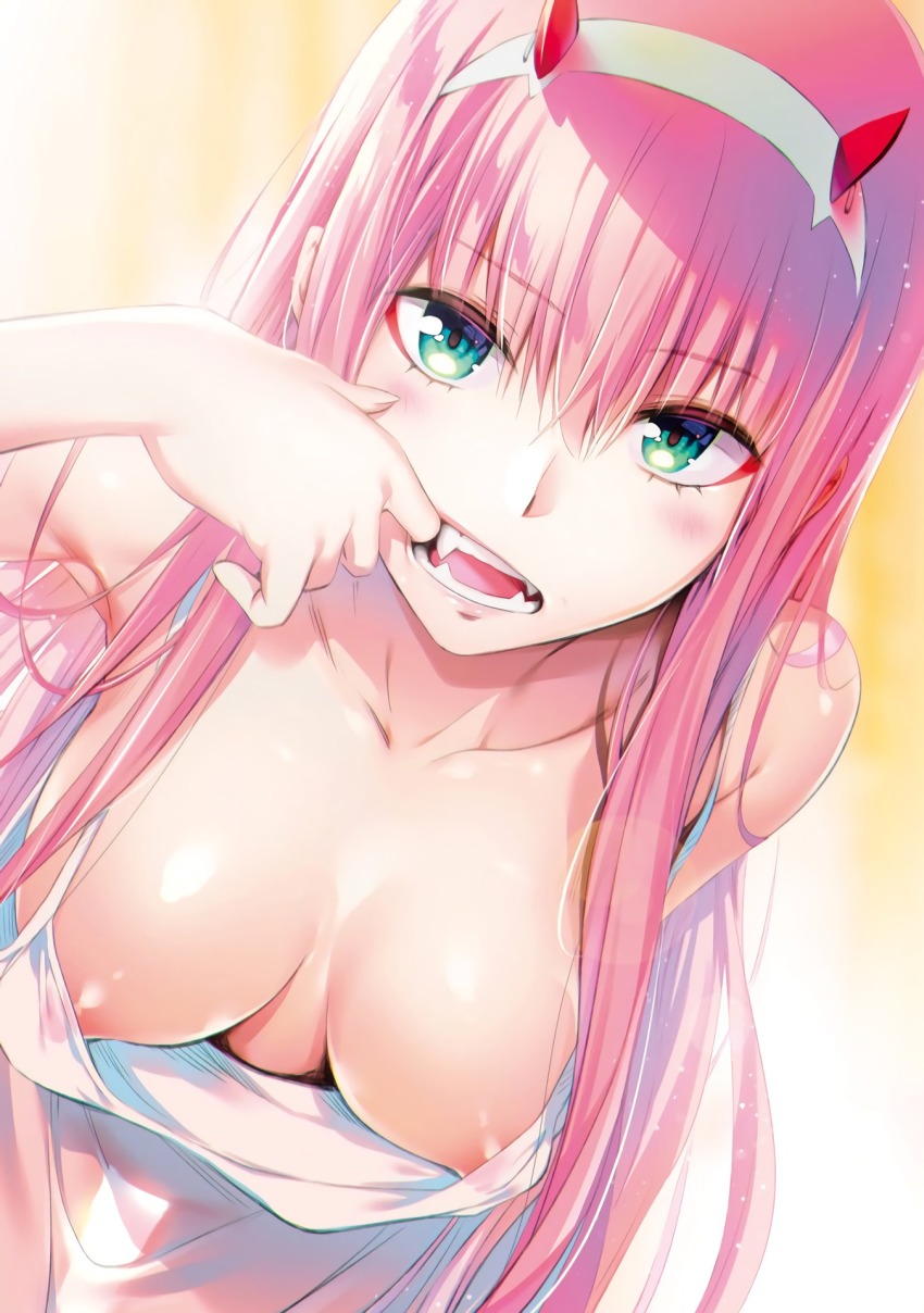 Zero Two (Darling In The Franxx) Rule 34 Image
