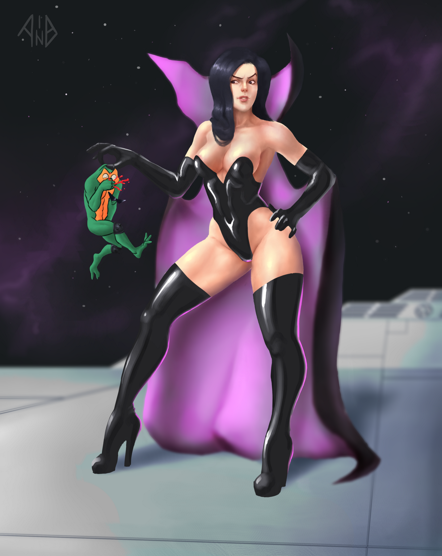 Dark Queen (Battletoads) Rule 34 Image
