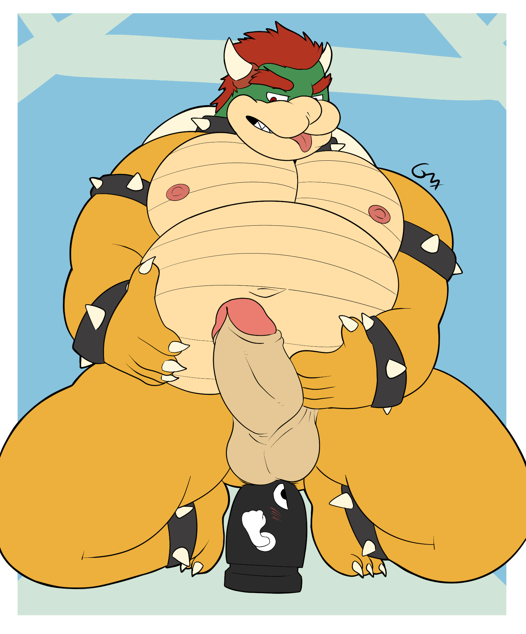 Bowser (Mario (Series)) Rule 34 Image