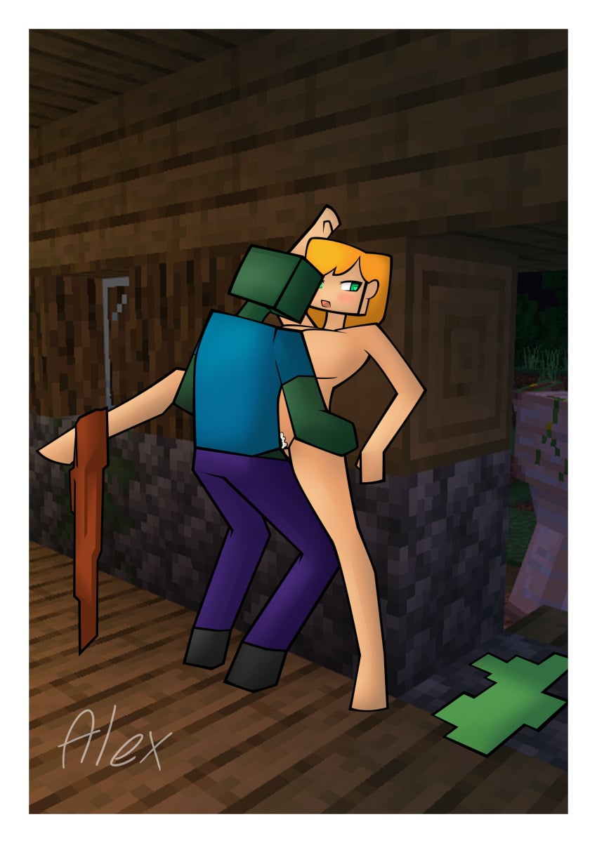 Alex (Minecraft) Rule 34 Image