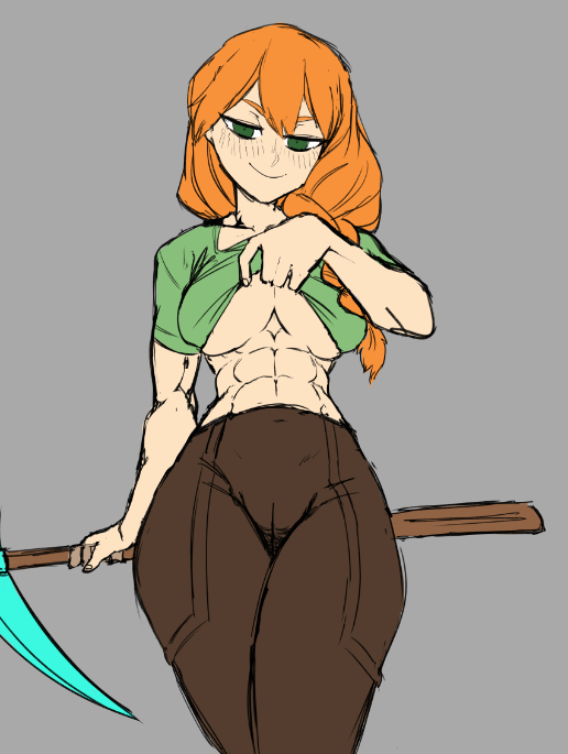 Alex (Minecraft) Rule 34 Image