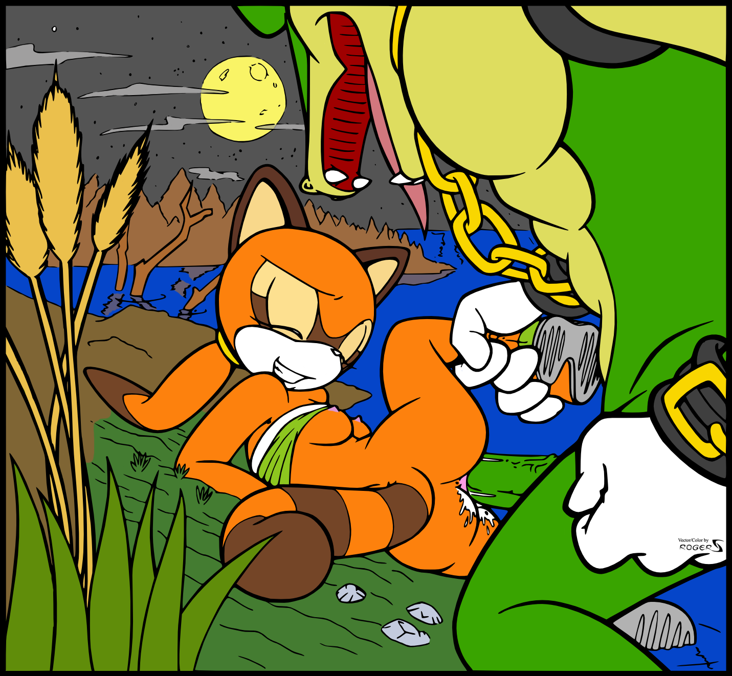 Marine The Raccoon (Sega) Rule 34 Image