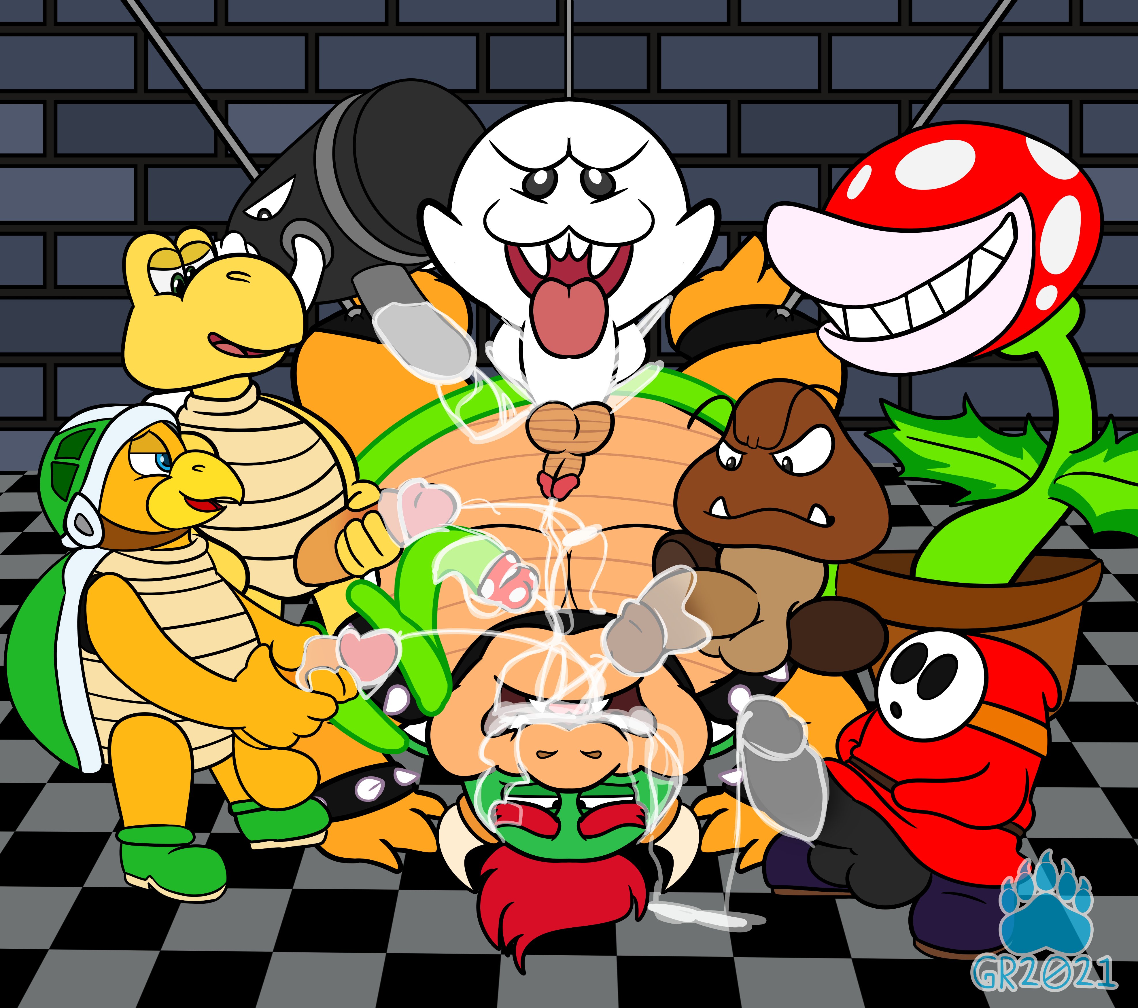 Boo (Mario) Rule 34 Image
