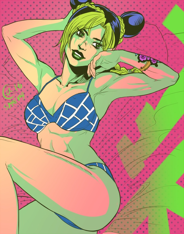 Jolyne Kujo (Jojo'S Bizarre Adventure) Rule 34 Image